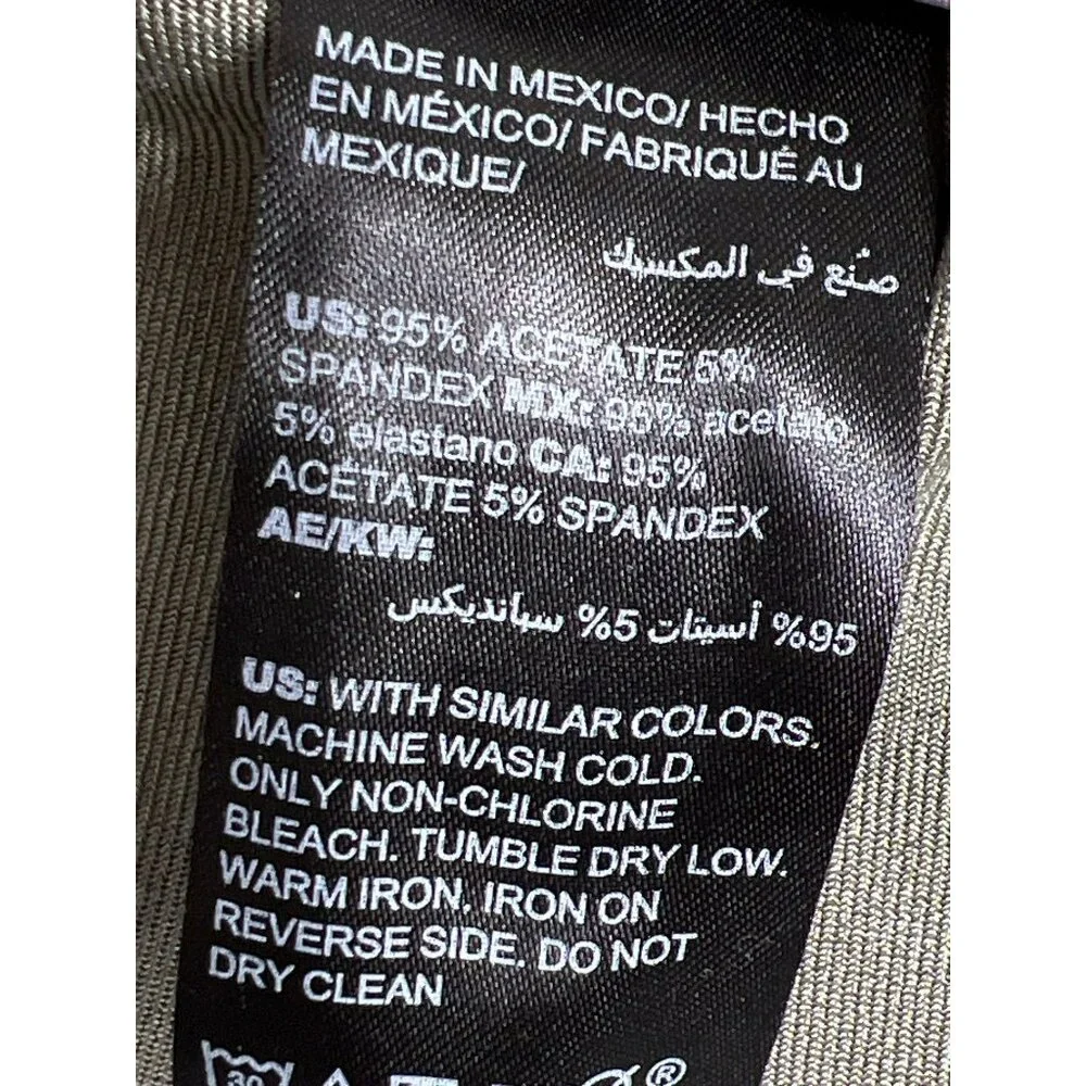 CHICO'S TRAVELERS  Pull On Pants Sage Green Sz 3R (US XL)